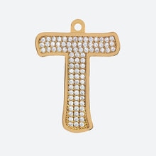 Load image into Gallery viewer, Initial Letter Jewelry Tag - T