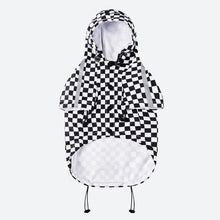 Load image into Gallery viewer, Checkered Flag Dog Raincoat