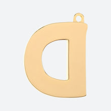 Load image into Gallery viewer, Initial Letter Jewelry Tag - D