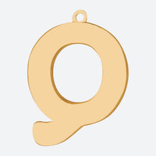 Load image into Gallery viewer, Initial Letter Jewelry Tag - Q