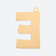 Load image into Gallery viewer, Initial Letter Jewelry Tag - E