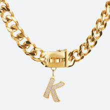 Load image into Gallery viewer, Initial Letter Jewelry Tag - K