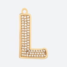 Load image into Gallery viewer, Initial Letter Jewelry Tag - L