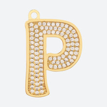 Load image into Gallery viewer, Initial Letter Jewelry Tag - P