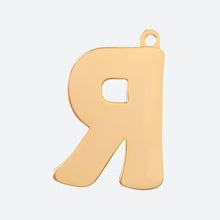 Load image into Gallery viewer, Initial Letter Jewelry Tag - R