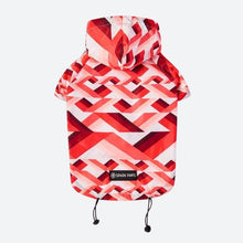 Load image into Gallery viewer, Zig-Zag Reflective Dog Raincoat
