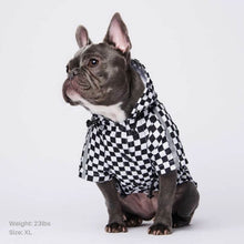 Load image into Gallery viewer, Checkered Flag Dog Raincoat