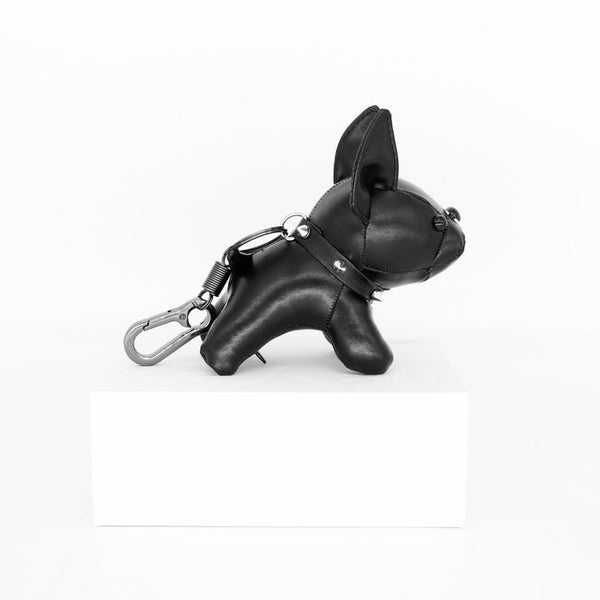Black Bulldog Keychain