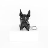 Black Bulldog Keychain