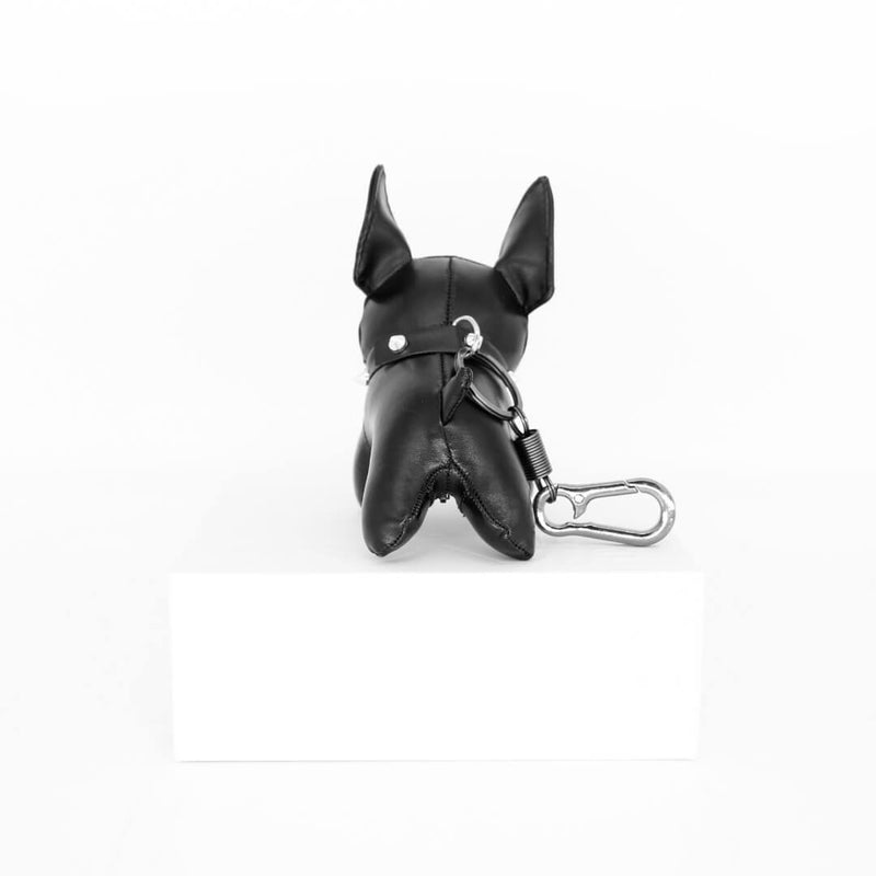 Black Bulldog Keychain