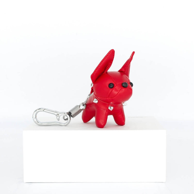 Red Bulldog Keychain