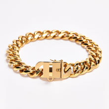 Load image into Gallery viewer, Cuban Link 20mm Dog Gold Chain Collar
