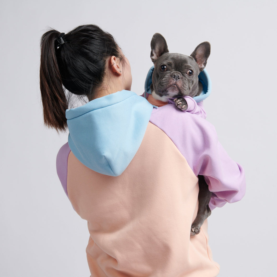 Cotton Candy Human Matchinng Hoodie