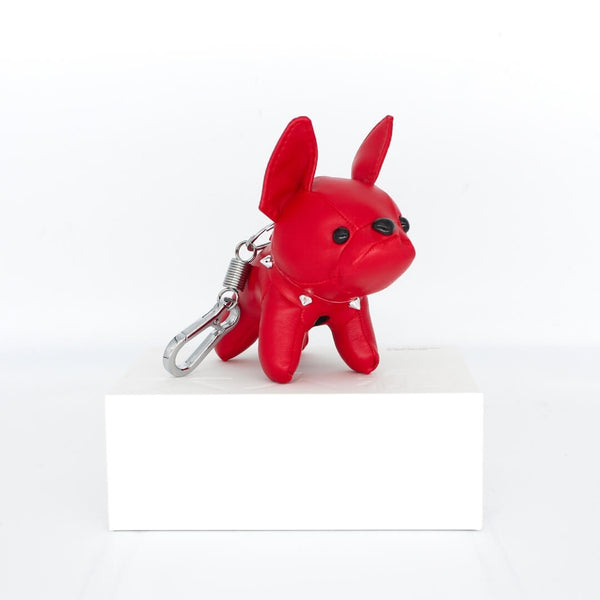 Red Bulldog Keychain