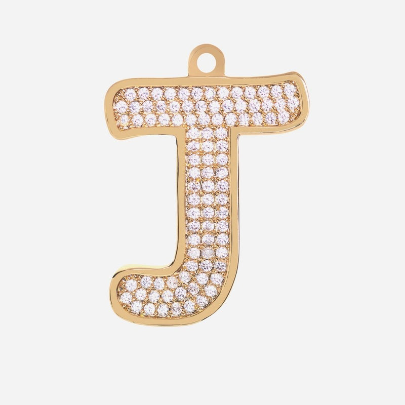 Initial Letter Jewelry Tag - J