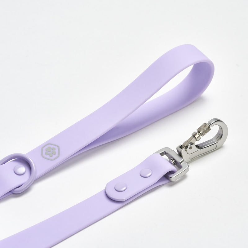 Waterproof PVC Dog Leash - Lilac