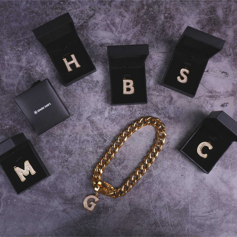 Initial Letter Jewelry Tag - M