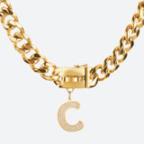 Initial Letter Jewelry Tag - C