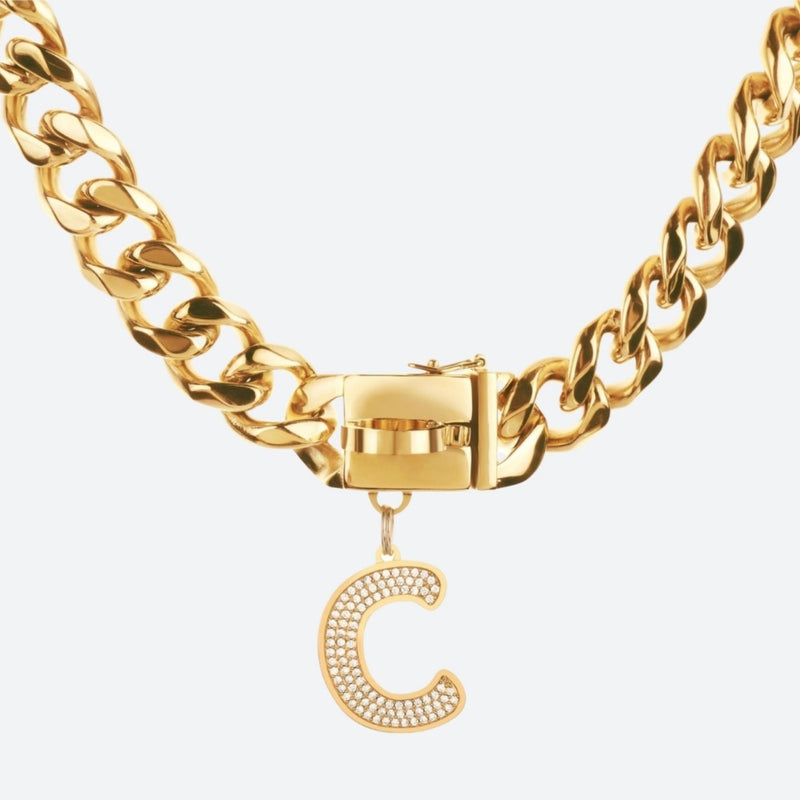 Initial Letter Jewelry Tag - C