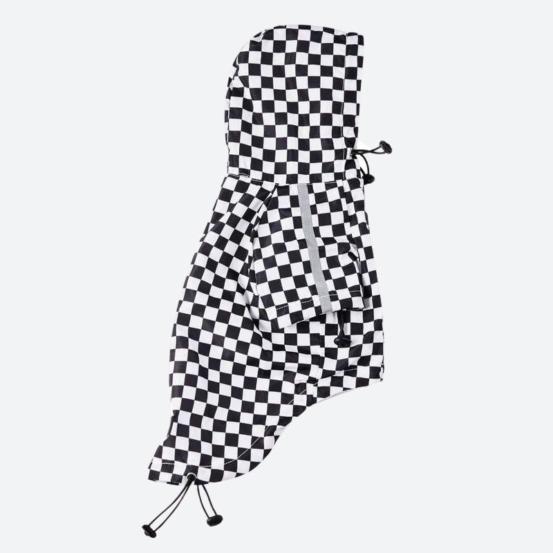 Checkered Flag Dog Raincoat