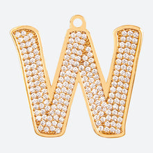 Load image into Gallery viewer, Initial Letter Jewelry Tag - W
