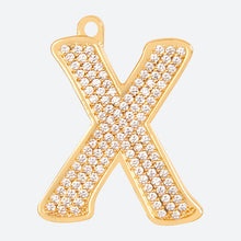 Load image into Gallery viewer, Initial Letter Jewelry Tag - X
