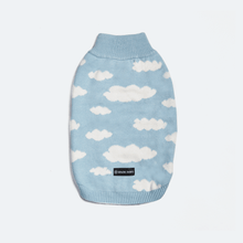 Load image into Gallery viewer, Clouds Knit Dog Sweater - Blue
