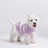 Clouds Knit Dog Sweater - Lilac