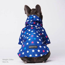 Load image into Gallery viewer, Star Print Reflective Dog Raincoat
