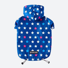 Load image into Gallery viewer, Star Print Reflective Dog Raincoat

