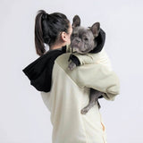 Olive Cream Human Matching Hoodie