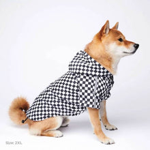 Load image into Gallery viewer, Checkered Flag Dog Raincoat
