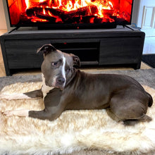 Load image into Gallery viewer, Memory Foam Faux Fur Rug Dog Bed
